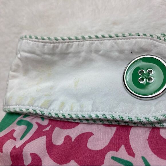 L.L. Bean White, Pink and Green Crustacean Skirt Size 8 - Picture 8 of 10